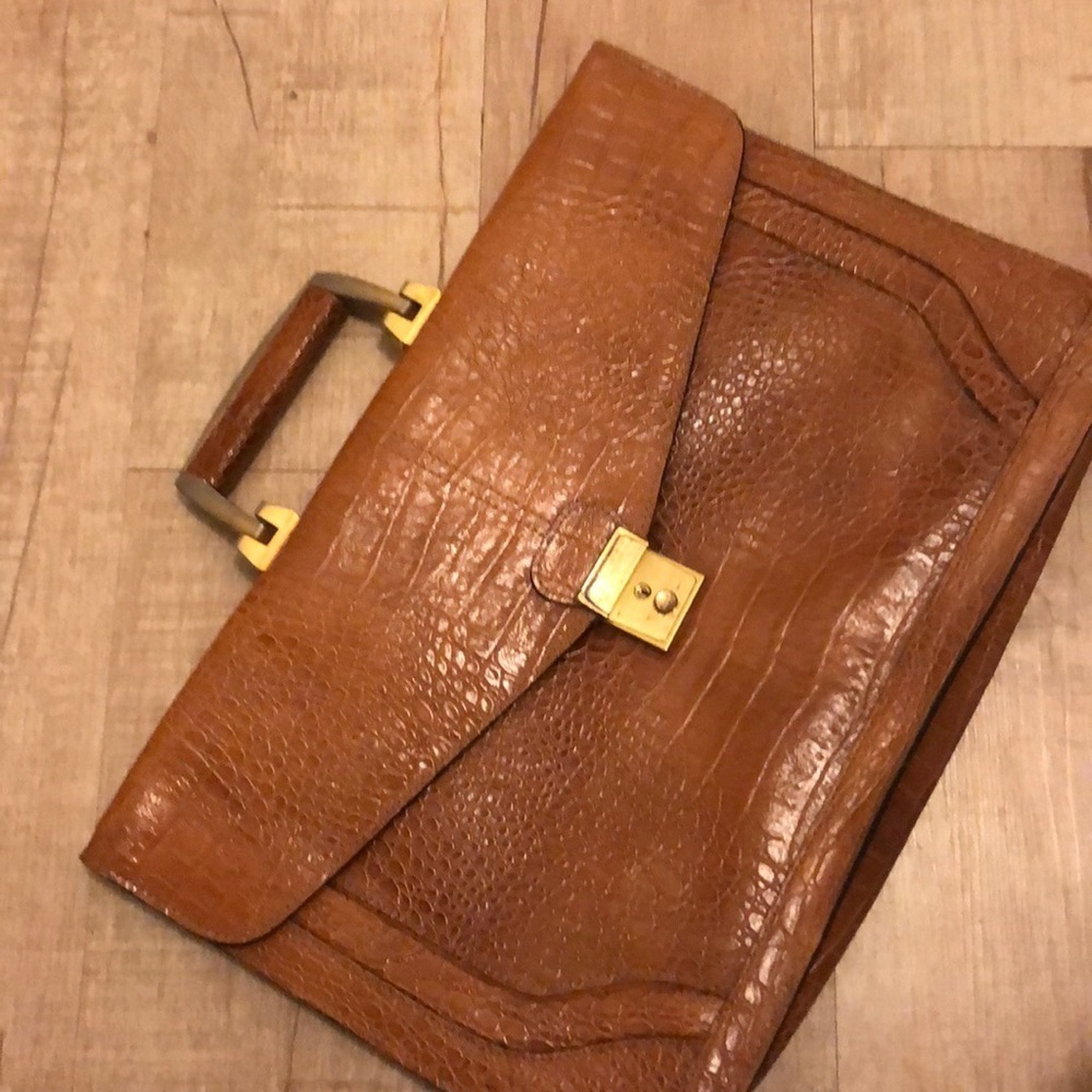 Briefcase Vintage - Looks like Croc! - Picture 2 of 13